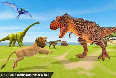 Image 4 león vs dinosaurio simulador de batalla de animale android