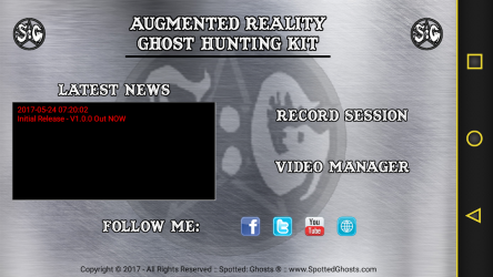 Captura 2 SG ARK - Video Ghost Hunting Kit android