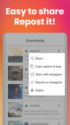 Captura 6 Video Downloader for Instagram: BaroSave, Repost android