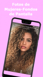 Screenshot 3 Fotos de Mujeres- Wallpapers android