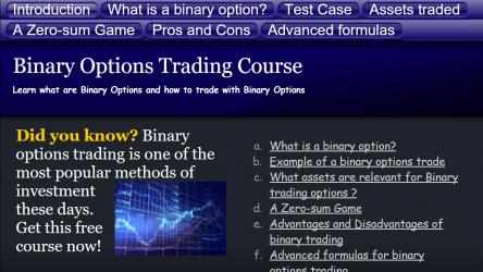 Screenshot 1 Binary Options - Trading windows