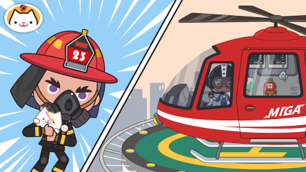 Captura 6 Miga Ciudad:parque de bomberos android