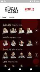 Screenshot 4 Stickers Las Chicas del Cable android