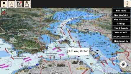 Image 5 Marine Navigation - UK / Ireland - Offline Gps Marine / Nautical Charts for Fishing, Sailing and Boating - derived from UKHO data windows