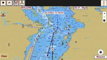 Screenshot 1 Marine Navigation - UK / Ireland - Offline Gps Marine / Nautical Charts for Fishing, Sailing and Boating - derived from UKHO data windows