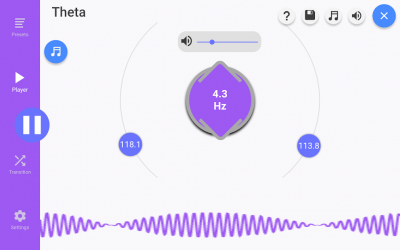Captura de Pantalla 7 Sleep Beats: Binaural Beat Generator and Brainwave android