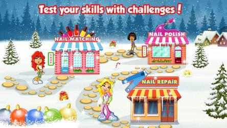 Capture 2 Nail Salon Christmas - Nail Spa & Makeover Fun Games for Girls windows