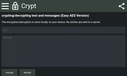 Screenshot 8 Crypt Decrypt AES and more windows