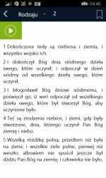 Screenshot 5 Polish Holy Bible with Audio windows