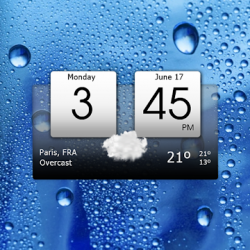 Image 1 Digital clock & world weather android