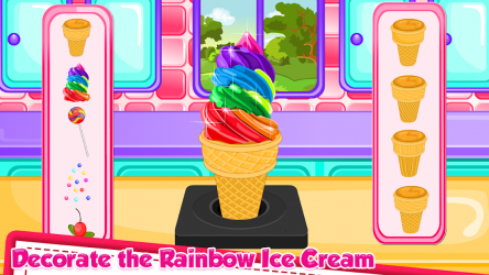Screenshot 8 Rainbow Ice Cream Cooking android