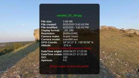 Captura 5 VR Sphere Viewer for Desktop windows