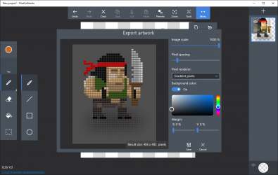 Captura de Pantalla 4 Pix2d - Pixel Art Studio windows