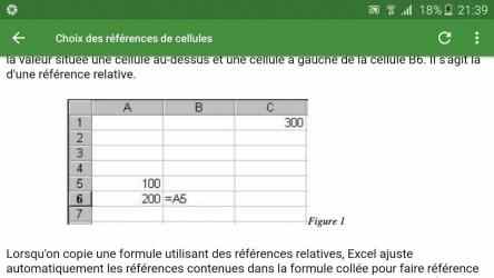 Captura 8 Cours fonctions Excel android