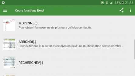 Imágen 14 Cours fonctions Excel android