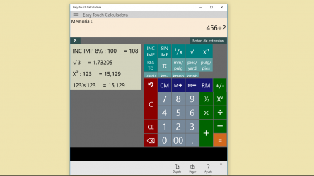 Captura 4 Easy Touch Calculadora windows