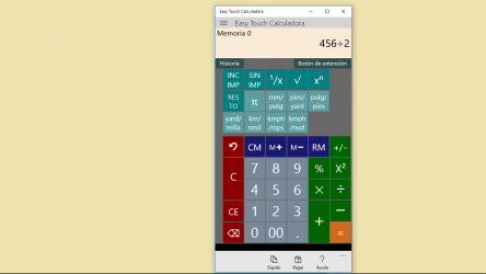 Captura de Pantalla 2 Easy Touch Calculadora windows