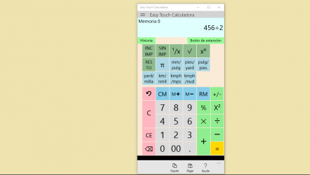 Captura de Pantalla 3 Easy Touch Calculadora windows