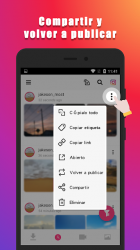 Screenshot 6 Descargar Videos de Instagram (Súper rápido) android