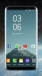 Screenshot 5 Reloj digital Galaxy S8 Plus android