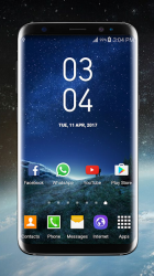 Captura 3 Reloj digital Galaxy S8 Plus android