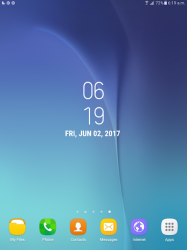 Screenshot 10 Reloj digital Galaxy S8 Plus android