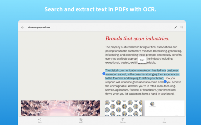 Screenshot 14 Adobe Scan: Escáner de PDF android