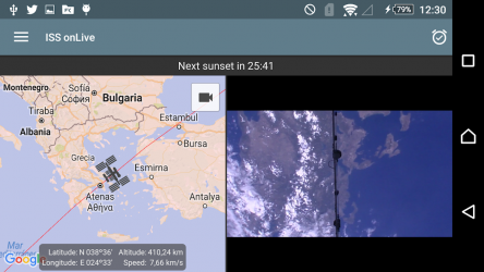 Screenshot 4 ISS on Live: Estación Espacial y Tierra HD en vivo android