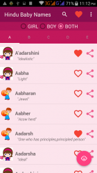 Screenshot 2 Hindu Baby Names With Meanings android