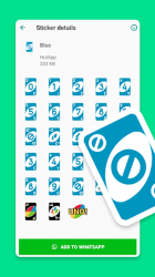 Screenshot 6 Stickers de UNO para WhatsApp WAStickerApps android