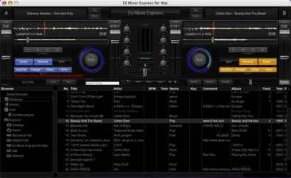 Captura de Pantalla 1 DJ Mixer Express mac