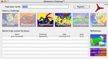 Captura de Pantalla 1 Alchemists Challenge mac