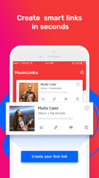 Imágen 3 MusicLink-Smart Link para o seu marketing musical android