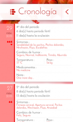 Capture 6 Diario menstrual - Calendario android