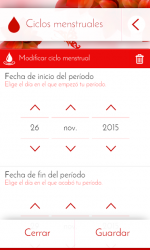 Screenshot 8 Diario menstrual - Calendario android