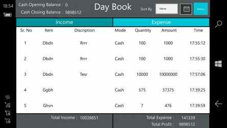Captura 5 Income Expense Tracker windows