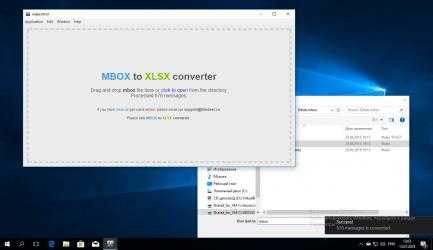 Captura de Pantalla 2 MBOX to XLSX Converter windows