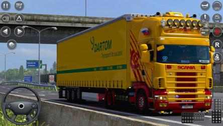 Captura de Pantalla 10 Euro Truck Cargo Driving Sim android