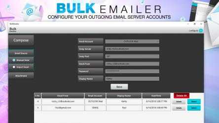 Screenshot 4 Bulk Emailer windows