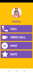 Captura 2 Like Nastya Fake Video Call - Nastya Call & Chat android