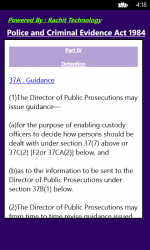Screenshot 3 Police and Criminal Evidence Act 1984 windows