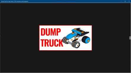 Screenshot 1 Dump Truck for Lego Boost 17101 instruction with programs windows