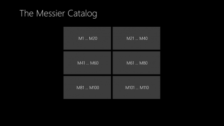 Screenshot 8 The Messier Catalog windows