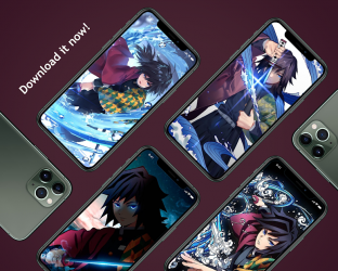 Captura de Pantalla 5 Giyu Tomioka HD Wallpaper of KNY Anime Collection android