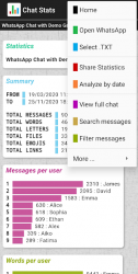 Capture 3 Chat Stats para WhatsApp android