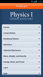 Screenshot 2 Physics I Course Assistant android
