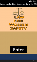 Captura 1 Mahilao ke Liye Kanoon- Law for Women Safety windows