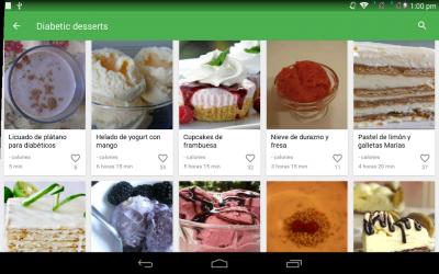Captura de Pantalla 12 recetas para diabéticos android