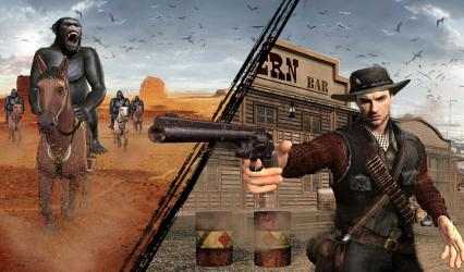 Captura de Pantalla 12 Apes Age Vs Wild West Cowboy: Survival Game android