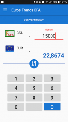 Captura de Pantalla 4 Convertidor de Francos CFA a Euros android